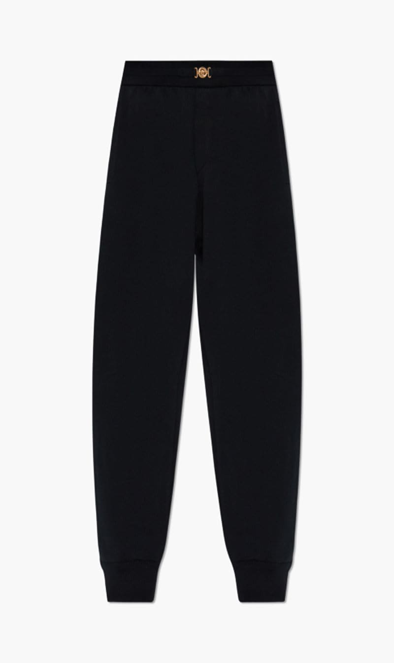 Versace Black Logo Sweatpants for Men