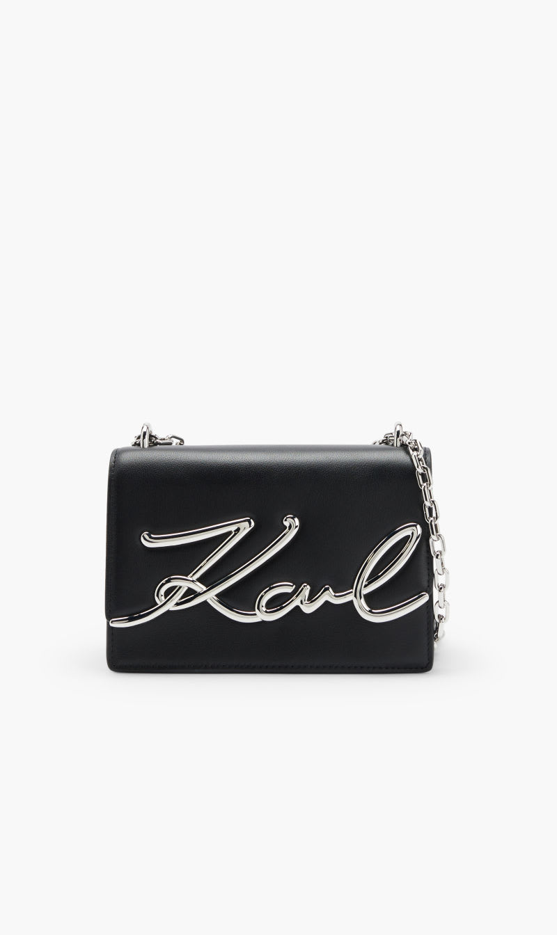 

Karl Lagerfeld Black Ksignature Sm Shoulderbag for Women | The Deal Outlet