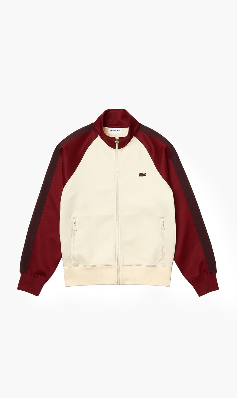 

Colorblock Zippered Jacket