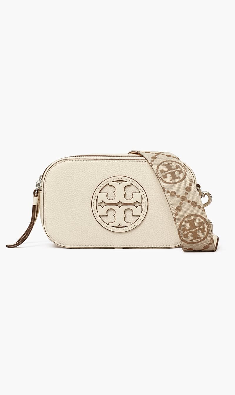 

Tory Burch Beige Miller Mini Crossbody Bag for Women | The Deal Outlet