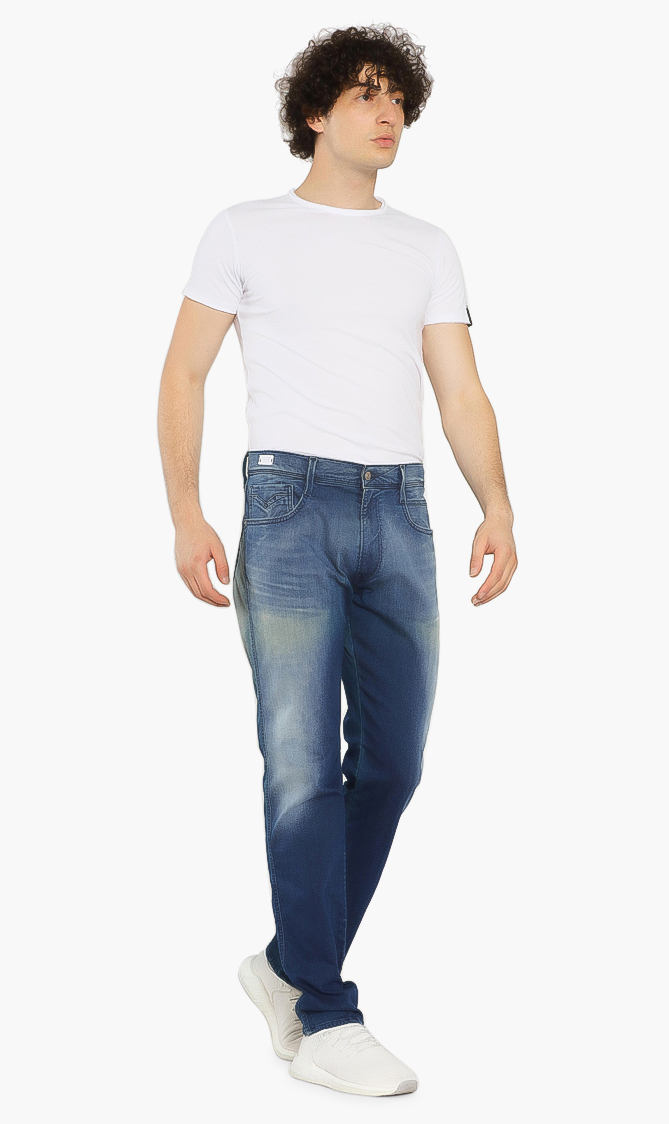 

Anbass Hyperfree Power Stretch Jeans, Blue
