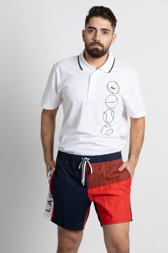 

Lacoste Colorblock Taffeta Swimming Trunks