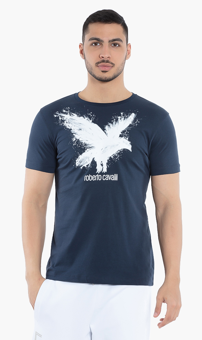 

Roberto Cavalli Eagle Graphic T-shirt
