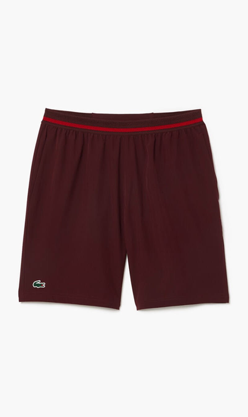 

Lacoste Red Tennis X Novak Djokovic Shorts for Men | The Deal Outlet