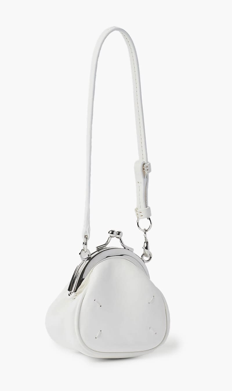 

Maison Margiela White Leather Clutch Bag | The Deal Outlet
