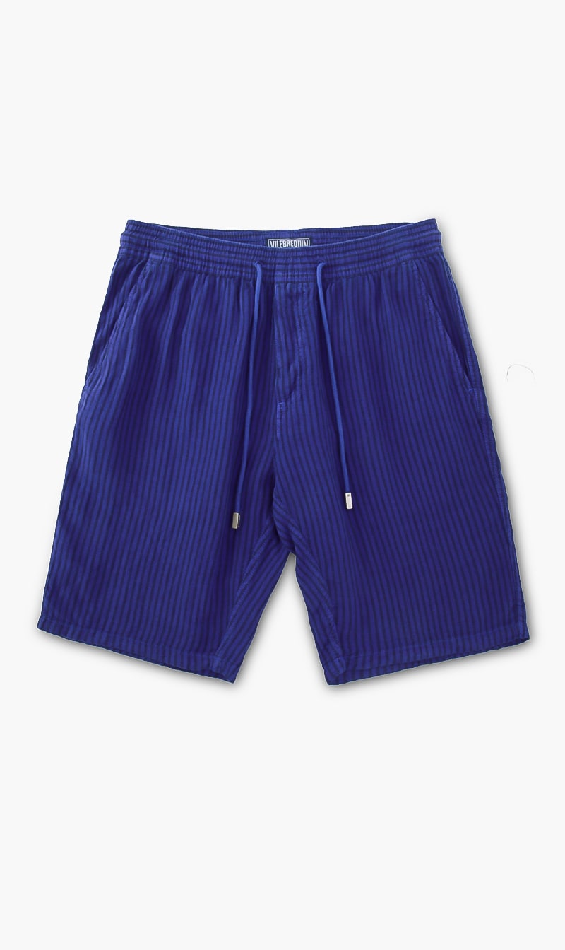 

Vilebrequin Purple Linen Bermuda Shorts for Men | The Deal Outlet
