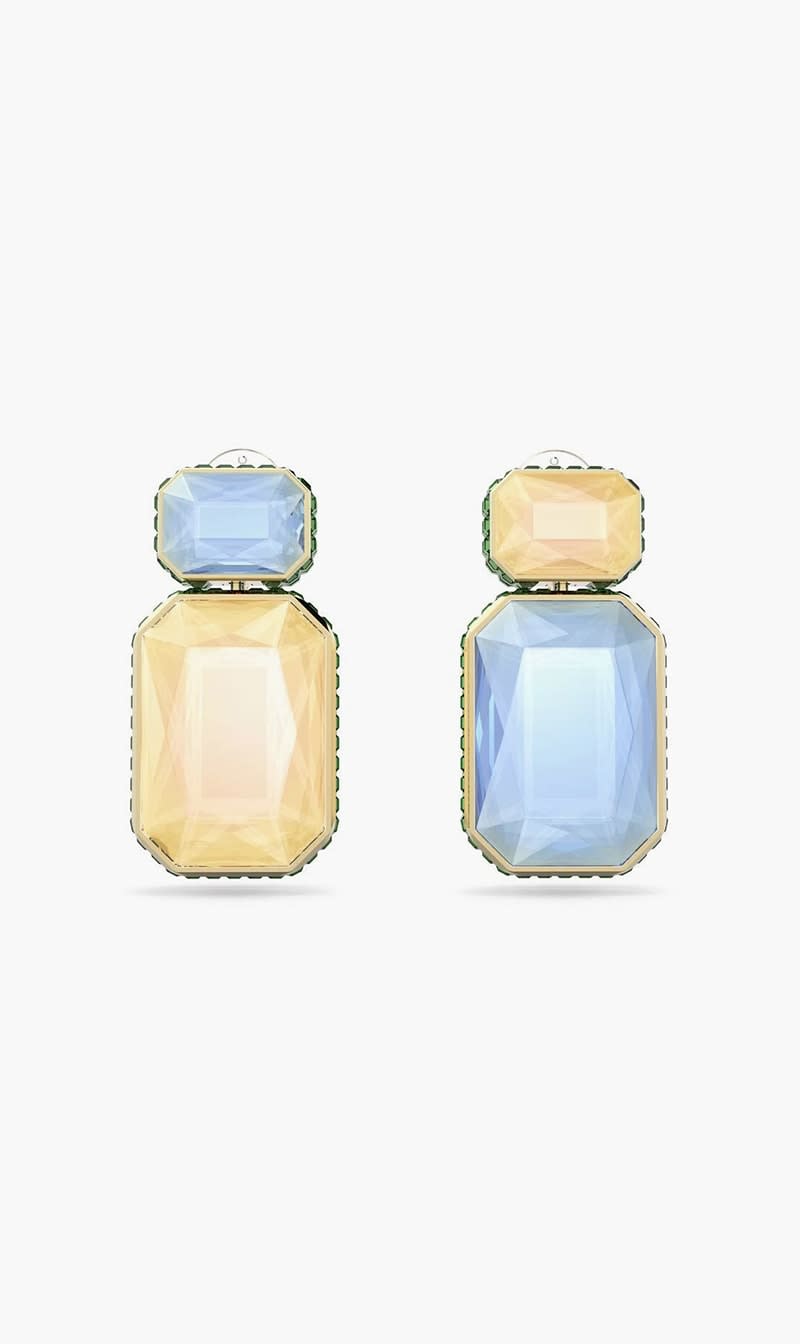 

Swarovski Gold Orbita Clip Earrings for Women | The Deal Outlet