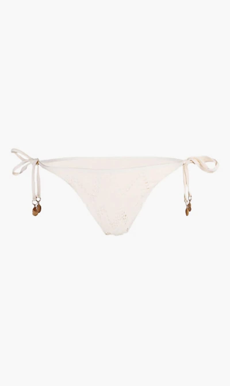 Seafolly Beige Chiara Tie Side Rio Pant for Women