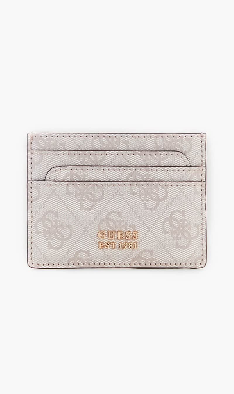 

Guess White Laurel Slg Card Holder for Women | The Deal Outlet