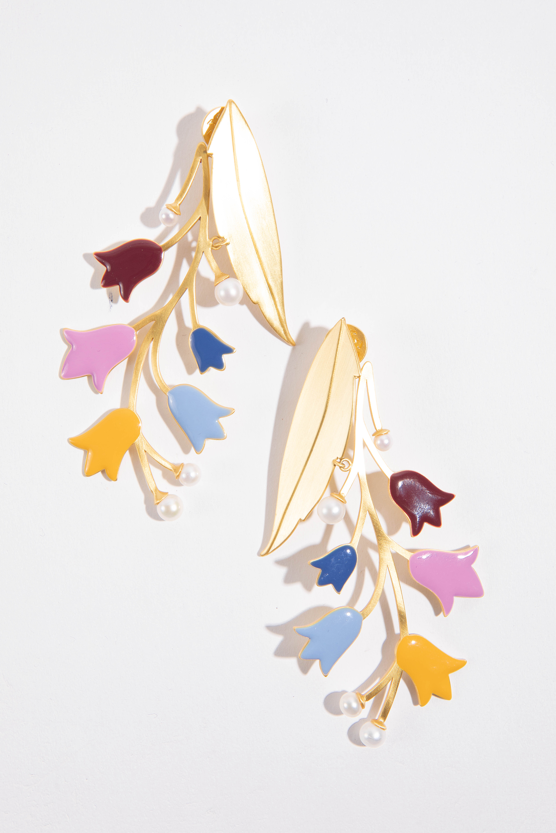 Tory Burch Bell Flower Drop Earrings