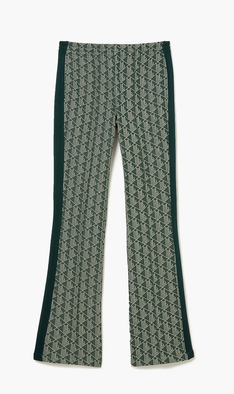 

Monogram Print Track Pant, Green