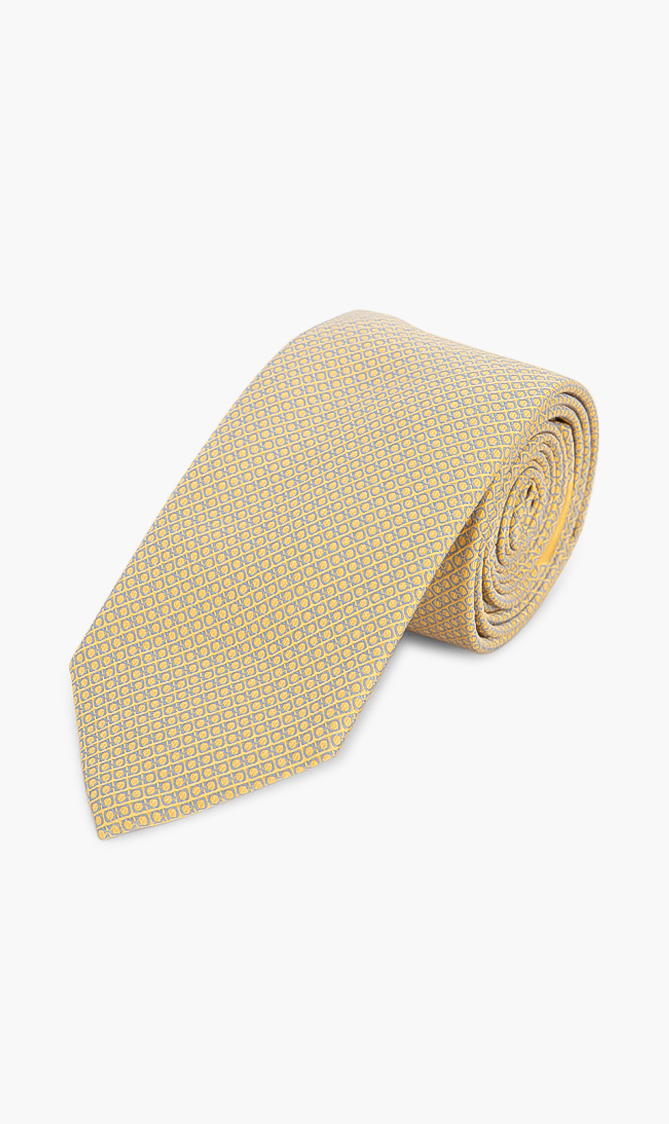 

Salvatore Ferragamo Gancini Patterned Tie
