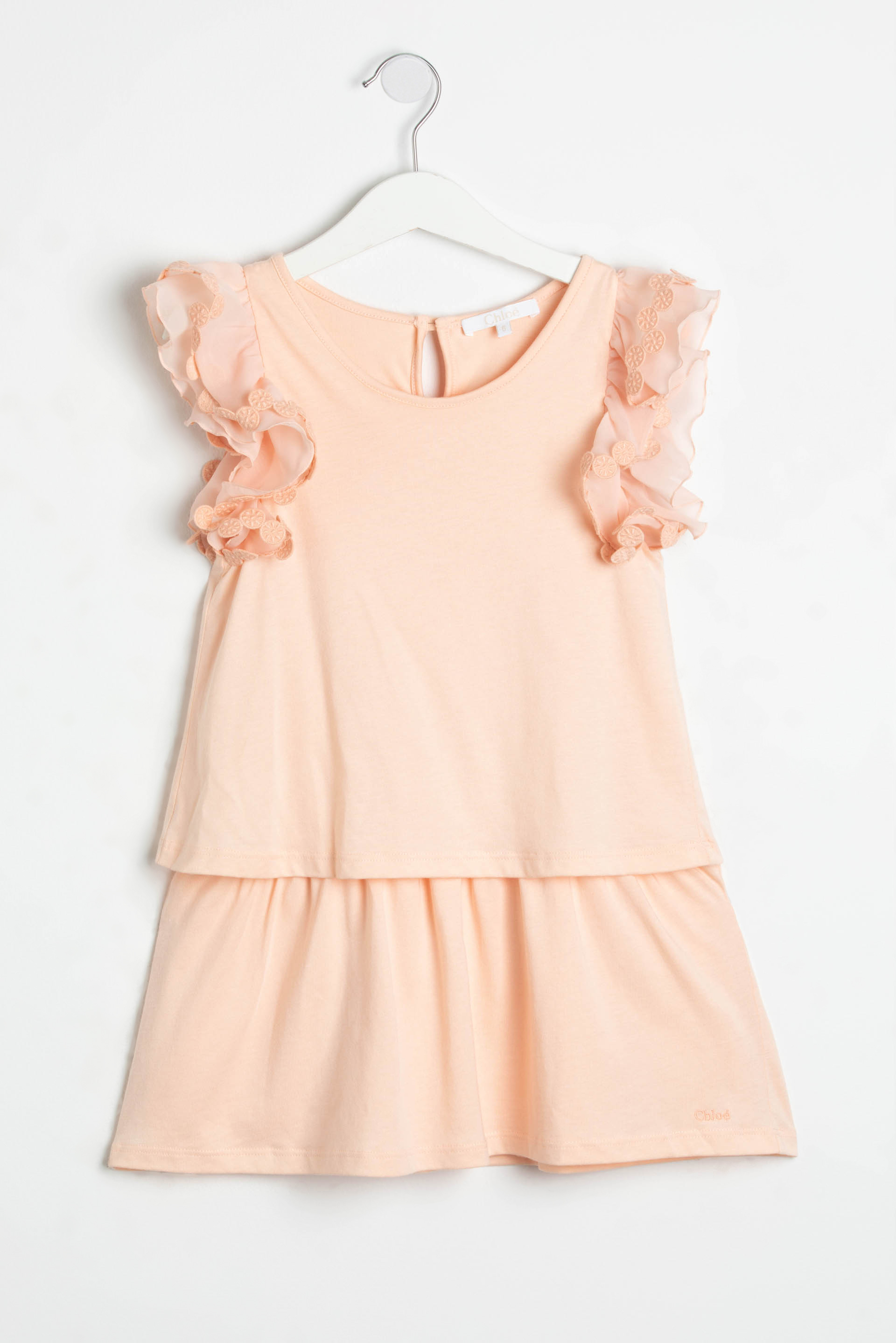 

Chloe Ruffled Sleeves Dress