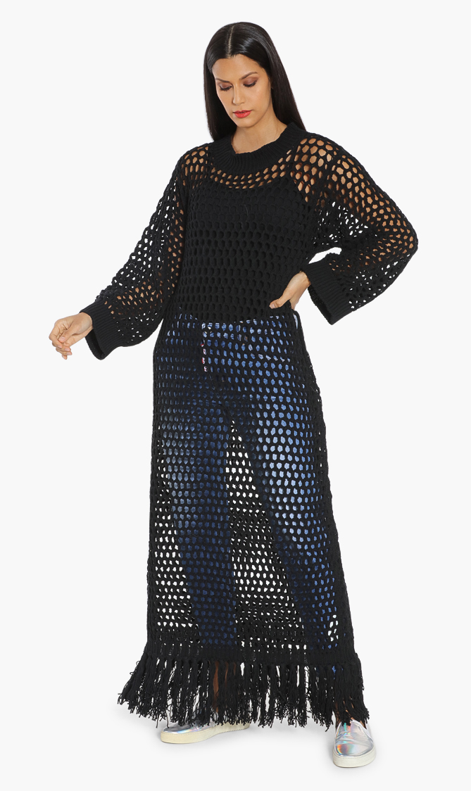 

Dsquared2 Open Weave Dress