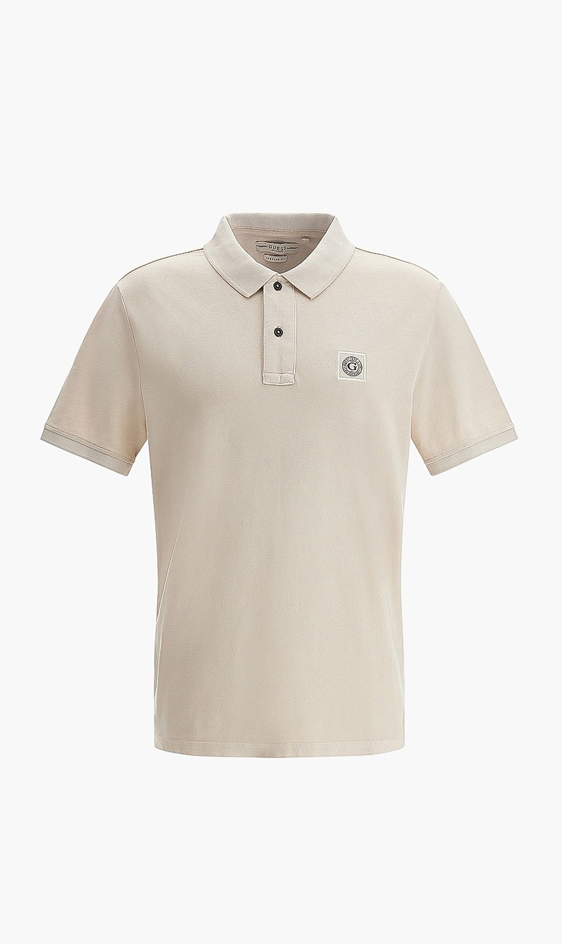 

Logo Short Sleeves Polo, Beige