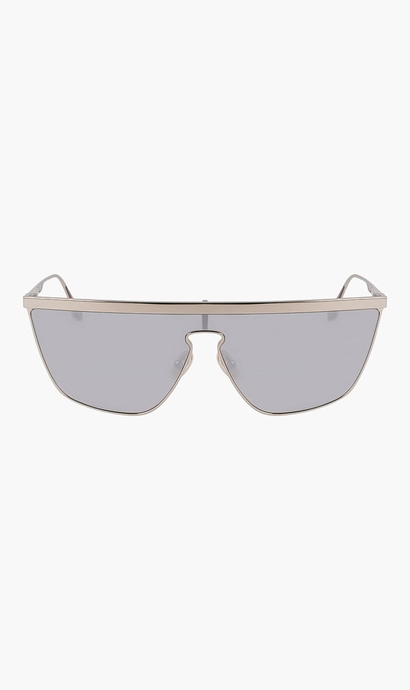 Victoria Beckham Silver Mask Sunglasses for Women