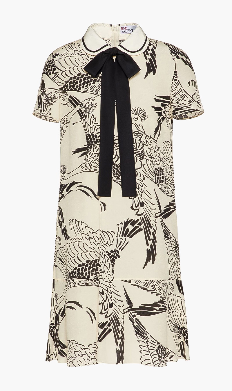 

Red Valentino Silk Dress Phoenicians Print