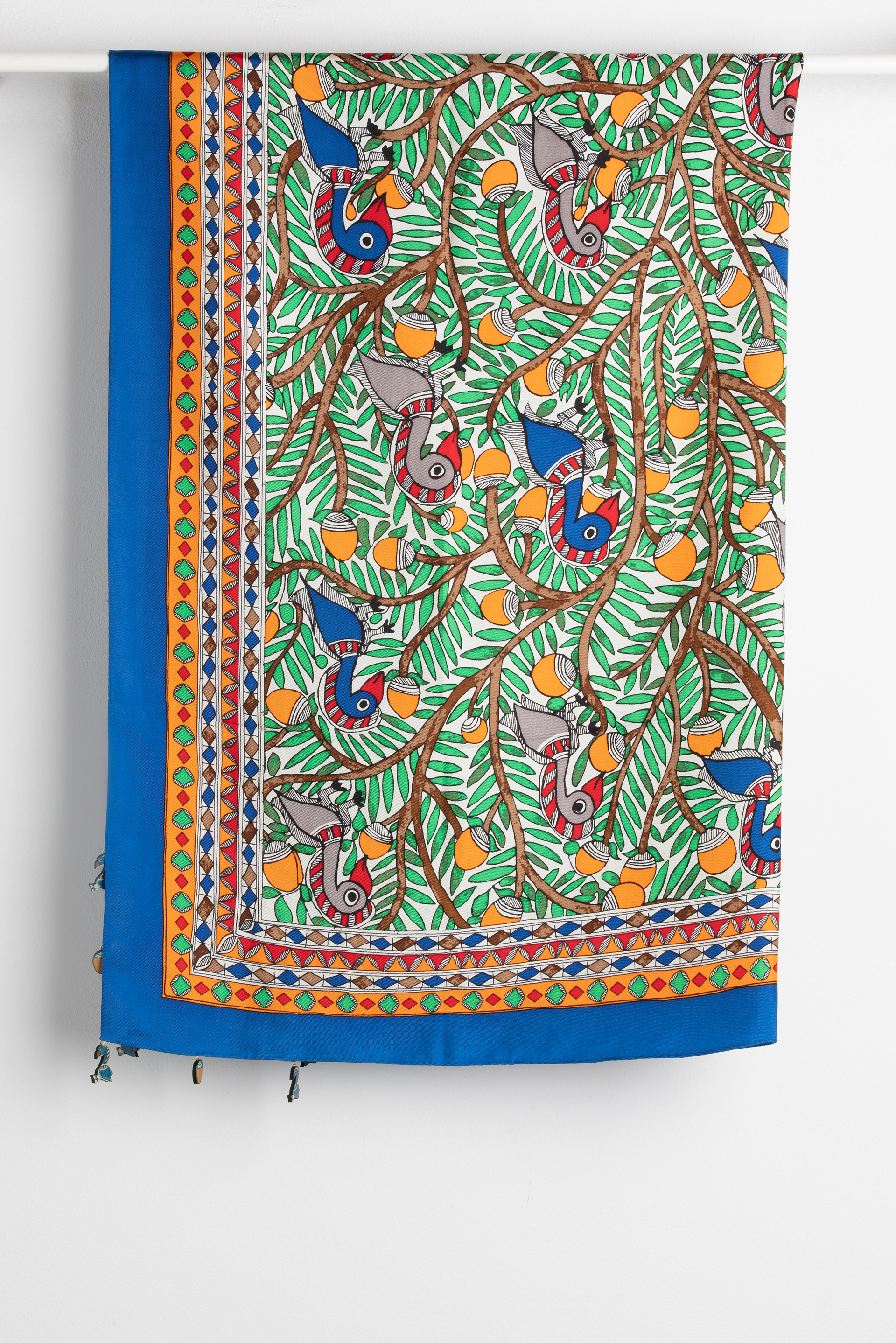 

Tory Burch Something Wild Silk Square Scarf