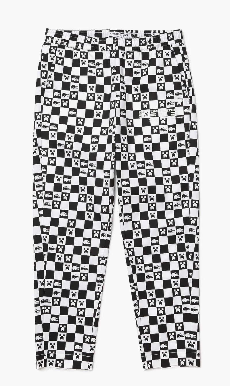 

Lacoste minecraft lacoste x stretch organic cotton joggers | the deal outlet, Black