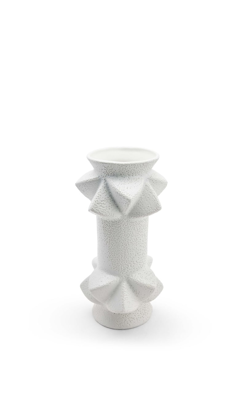 

Jnr Accordion Large Vase - White