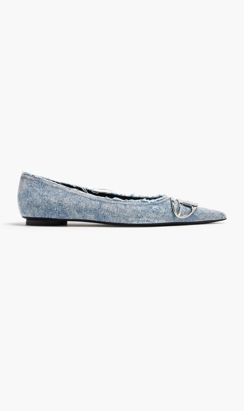 

Diesel Blue Dvenus Ballerinas for Women | The Deal Outlet