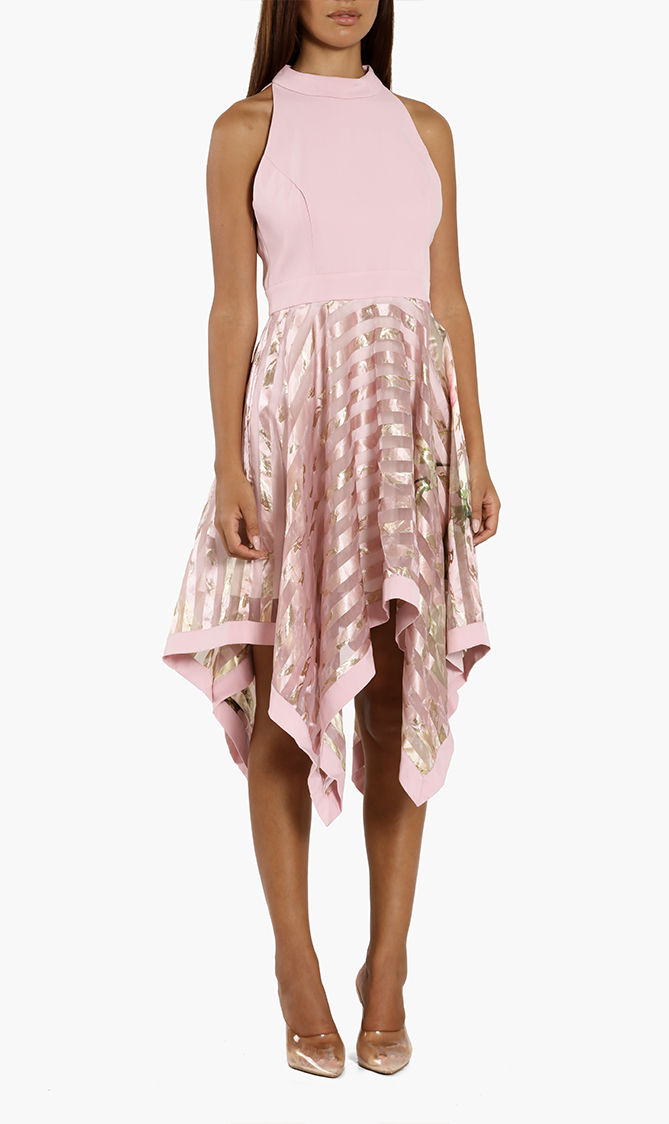

Ted Baker Angelik Harmony Burnout Stripe Dress