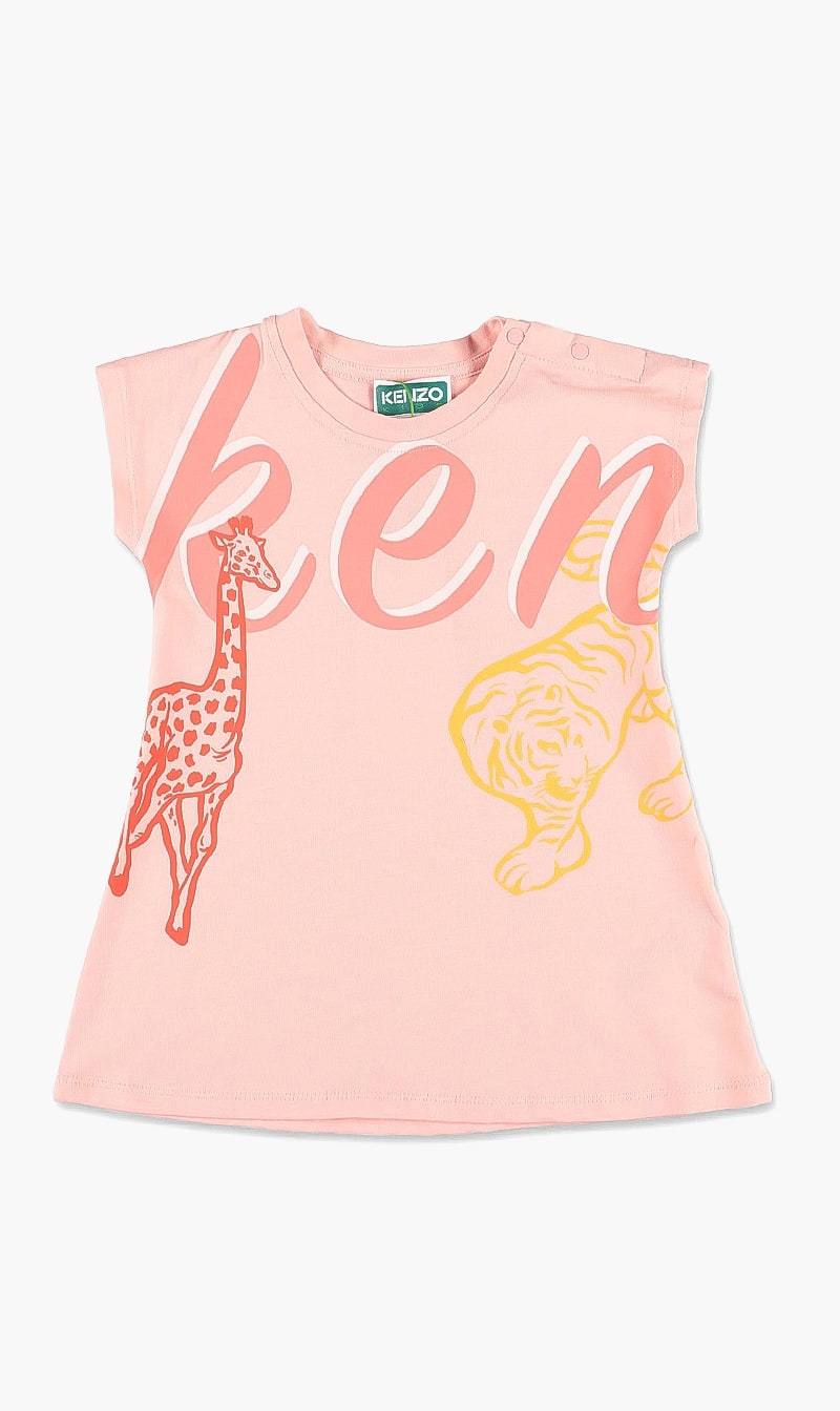 

Animal Printed Logo Dress