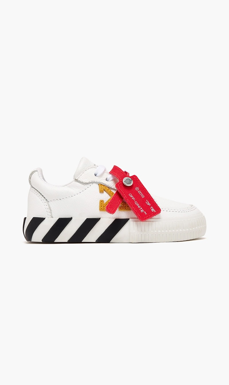 

Off-white White Vulcanized Leather White - Ocher Yellow for Girls | The Deal Outlet