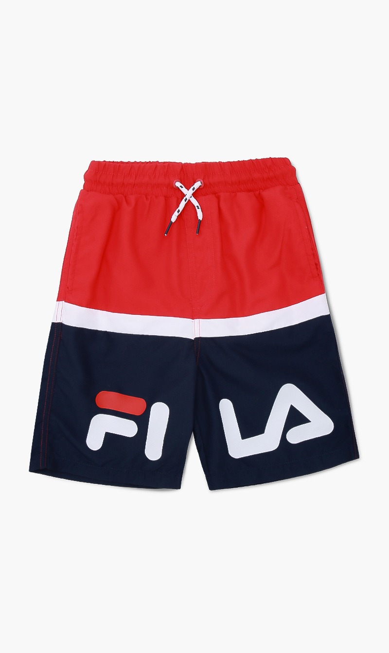 

Preston Colorblock Shorts, Red