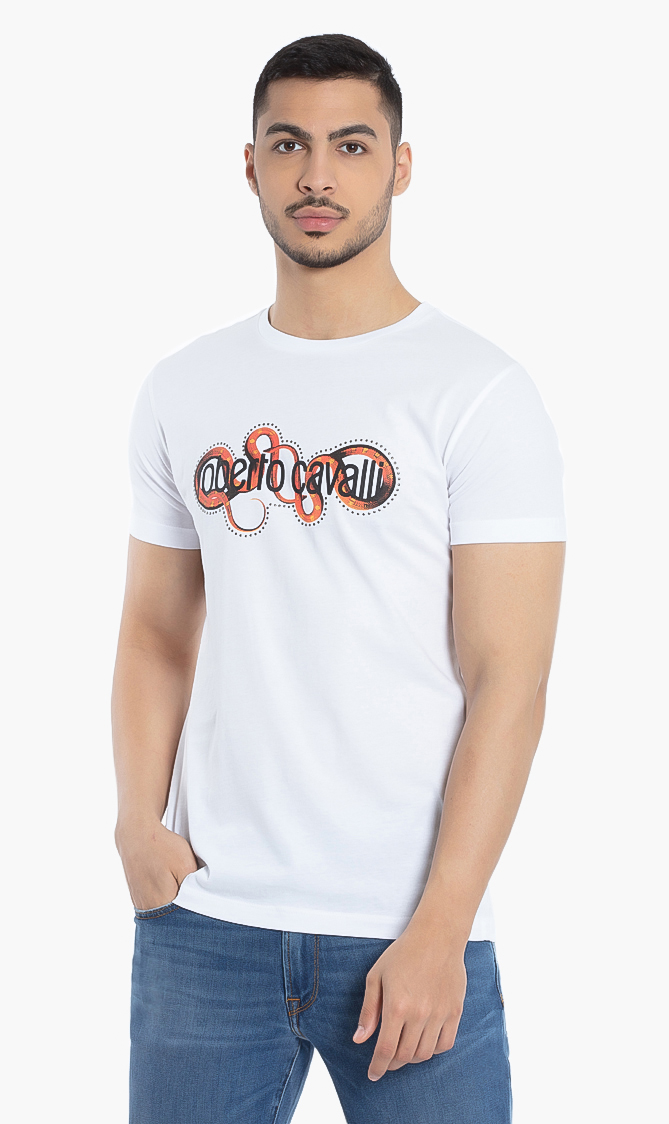 

Roberto Cavalli Snake Studs T-shirt