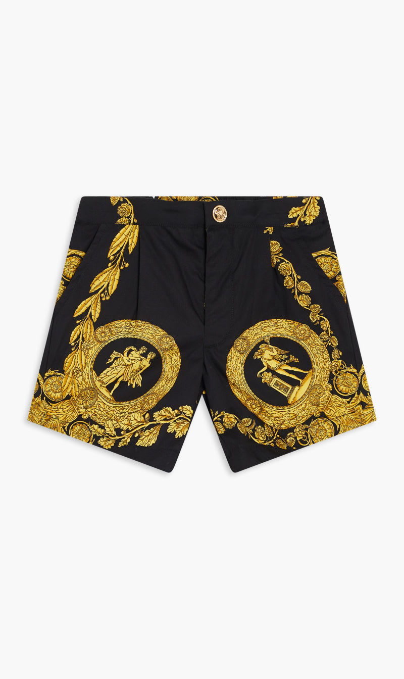 

Versace Multi-color Black Cotton Shorts for Boys | The Deal Outlet
