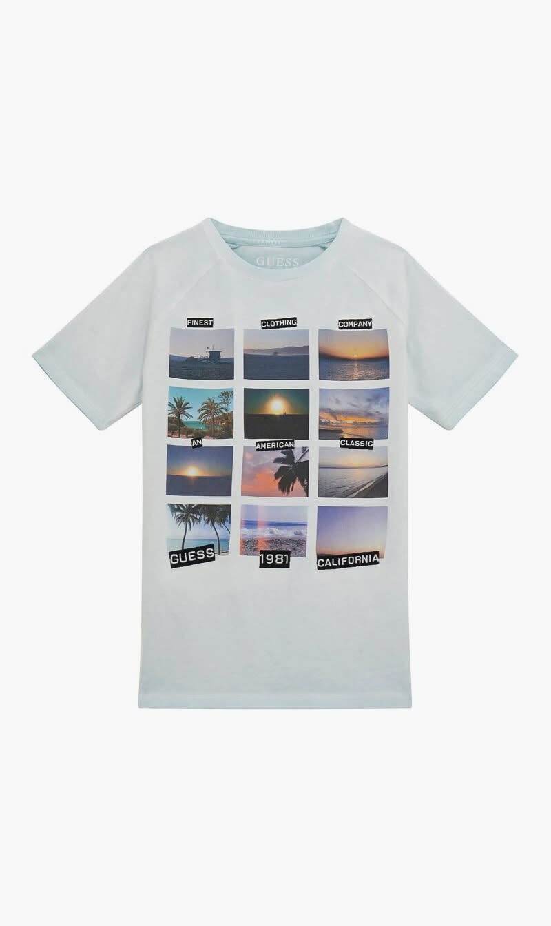 

Guess Blue Gmt Dye Ss T-shirt for Boys | The Deal Outlet