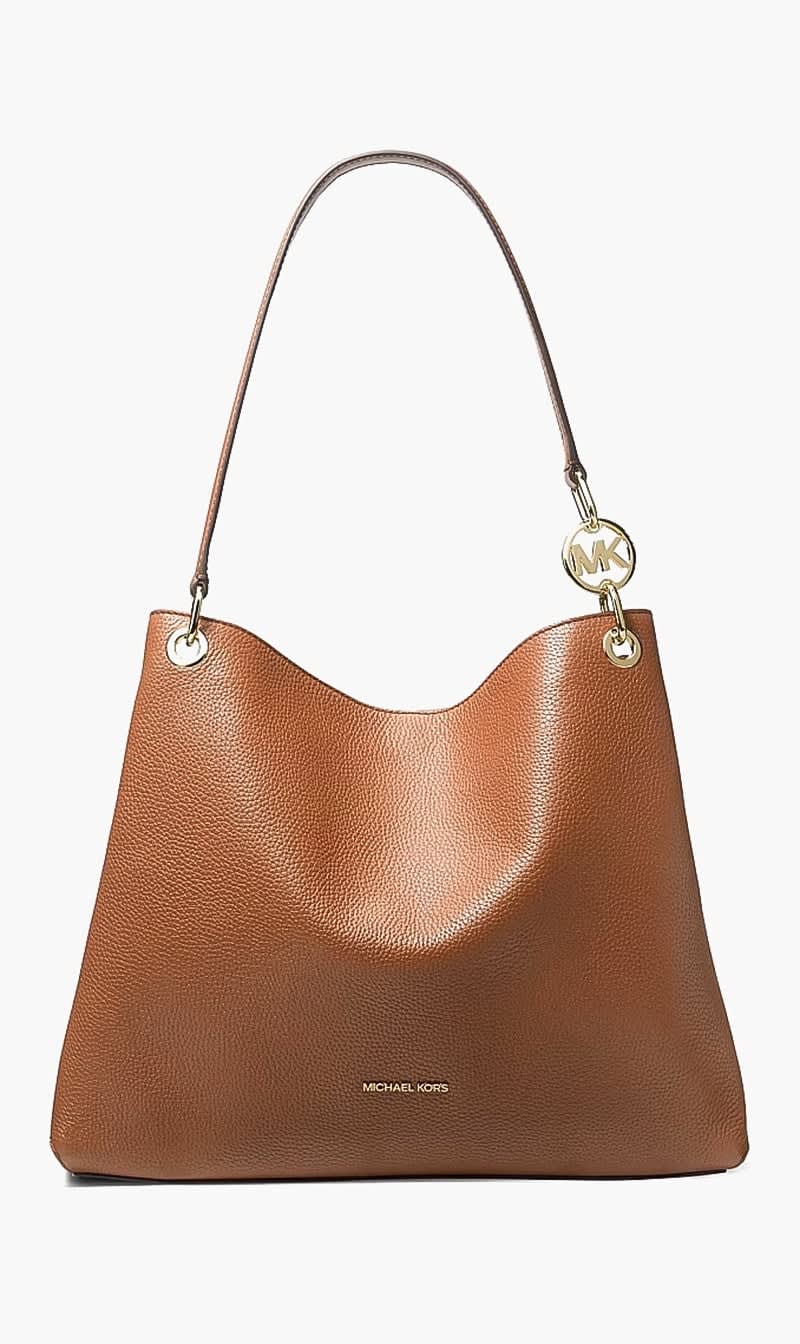 Brown Kensington Large Pebbled Leather Tote for Women