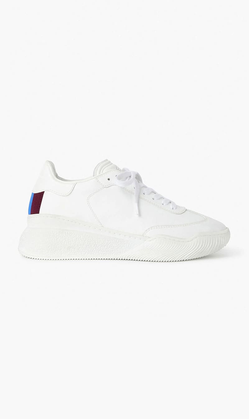 

Stella Mc Cartney White Loop Lace-up Sneakers for Women | The Deal Outlet