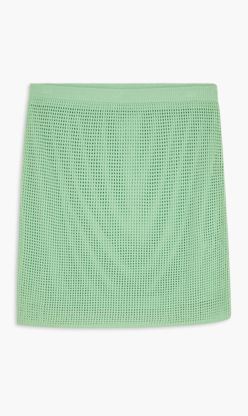 

Cmeo Collective Green Lucid Knit Skirt for Women | The Deal Outlet