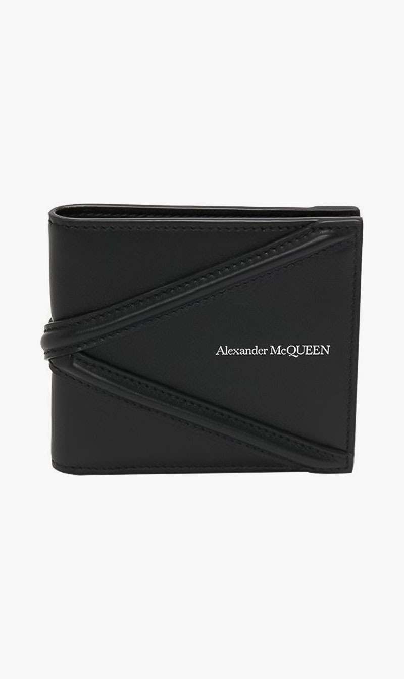 

Alexander Mcqueen Black Harness Wallet for Men | The Deal Outlet
