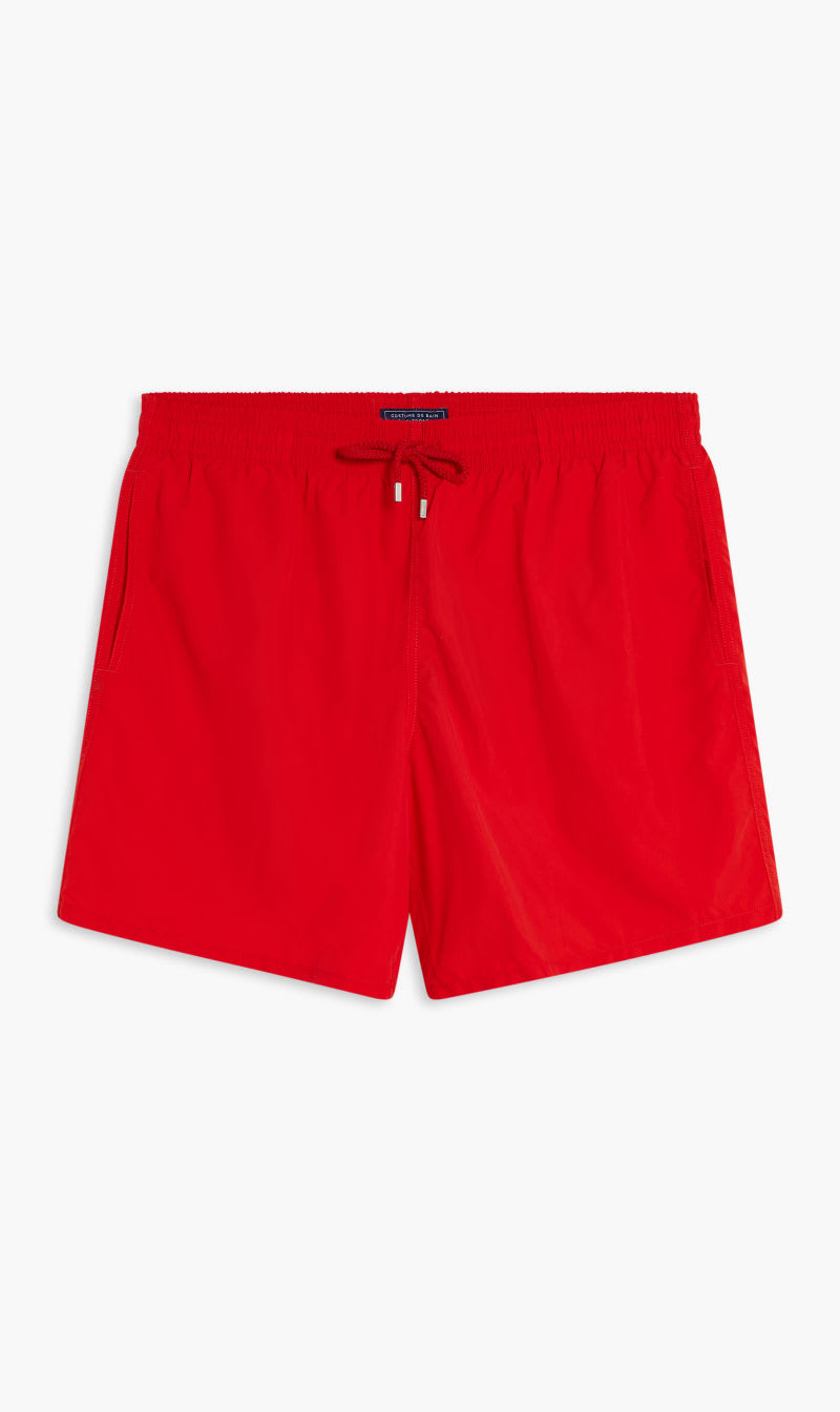 

Vilebrequin Red Matcha Solid Shorts for Men | The Deal Outlet