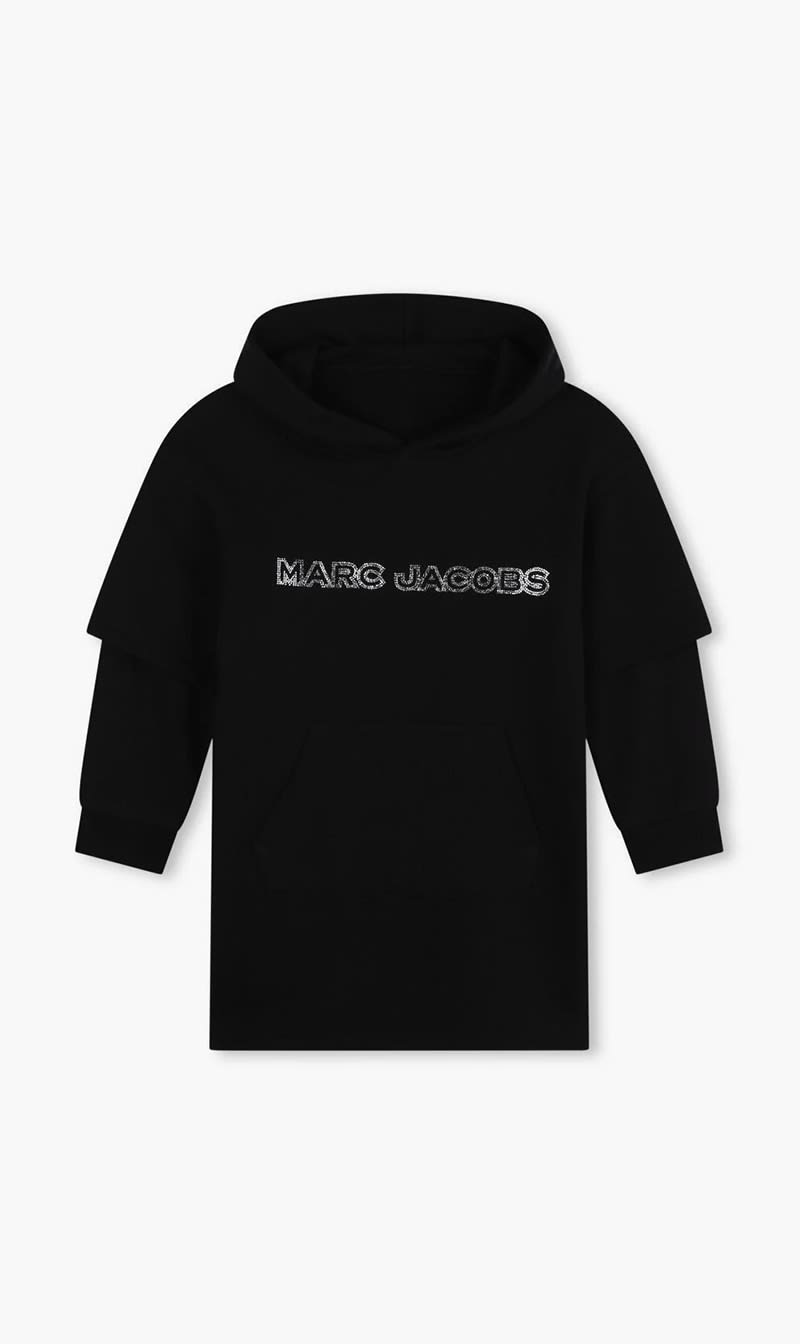 

Marc Jacobs Black Hooded Dress for Girls | The Deal Outlet