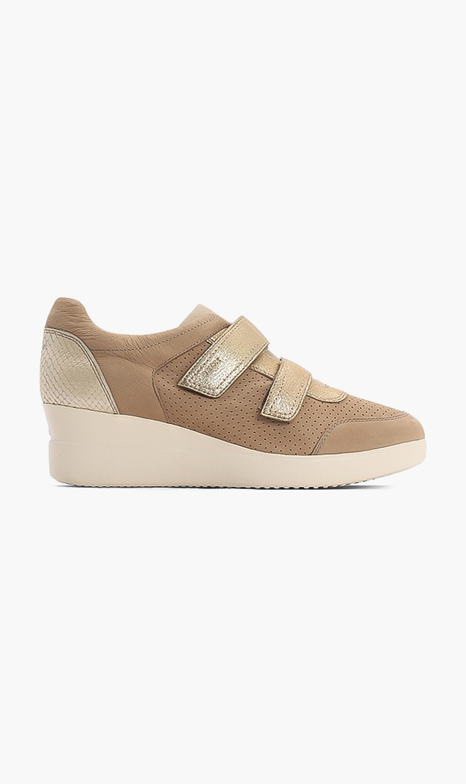 

Geox Stardust Velcro Wedge Sneakers