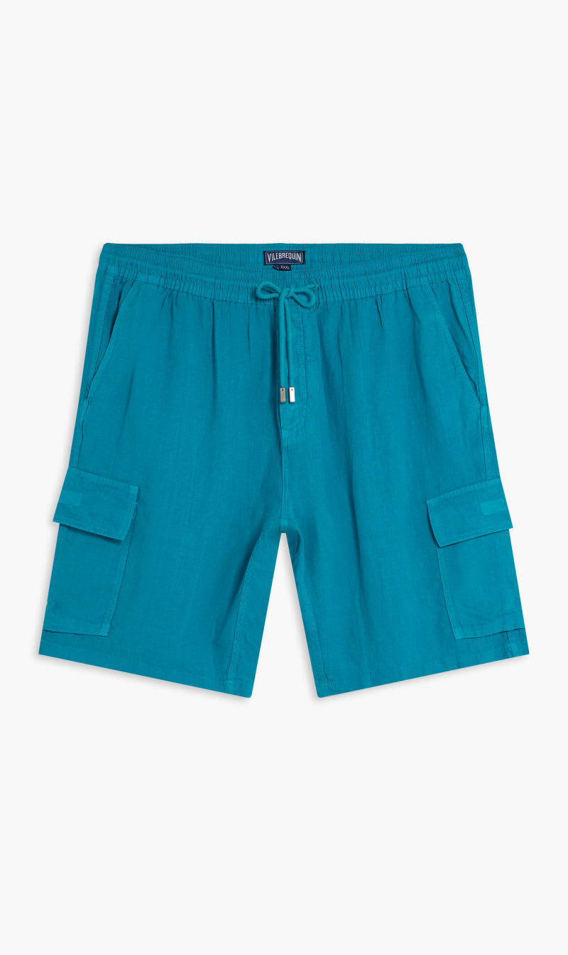 

Vilebrequin Light Blue Solid Shorts for Men | The Deal Outlet