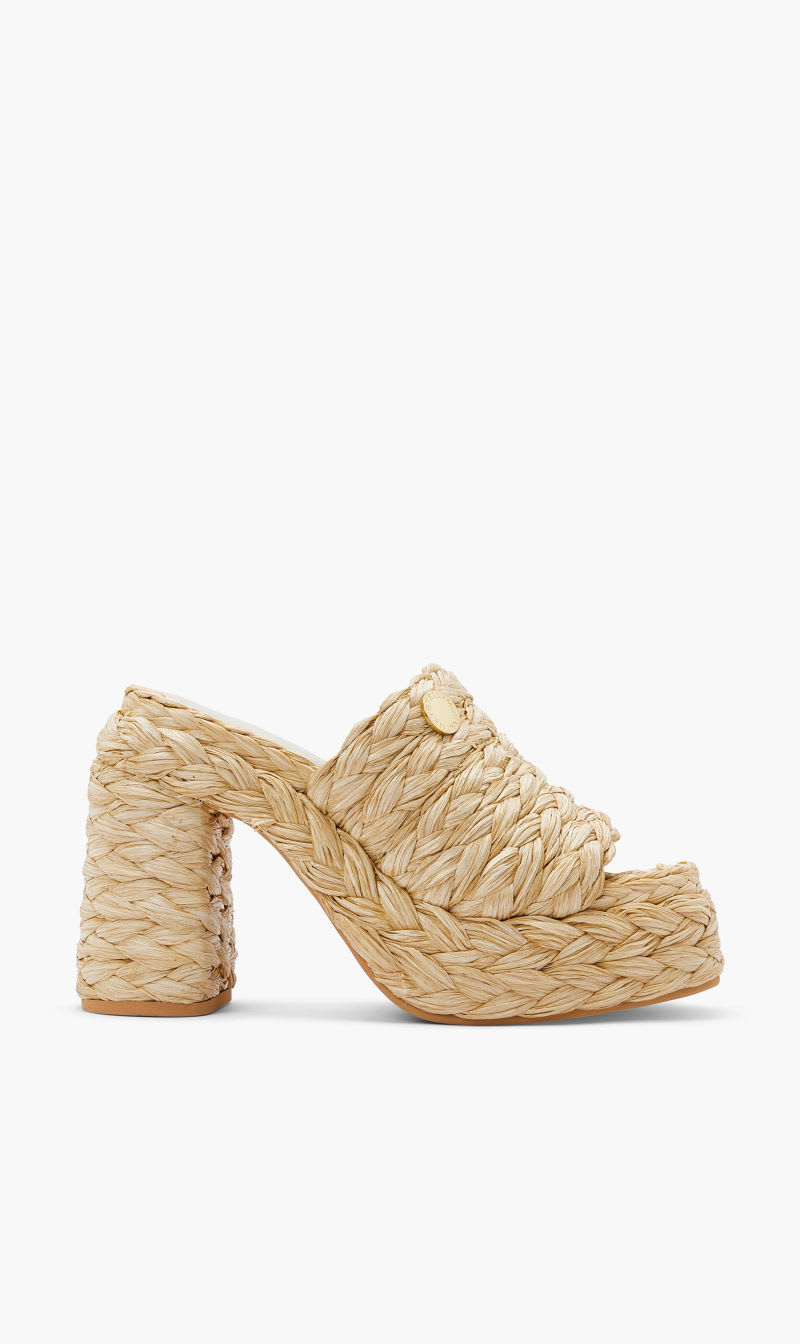 

Stella Mc Cartney Beige Skyla Rafia for Women | The Deal Outlet