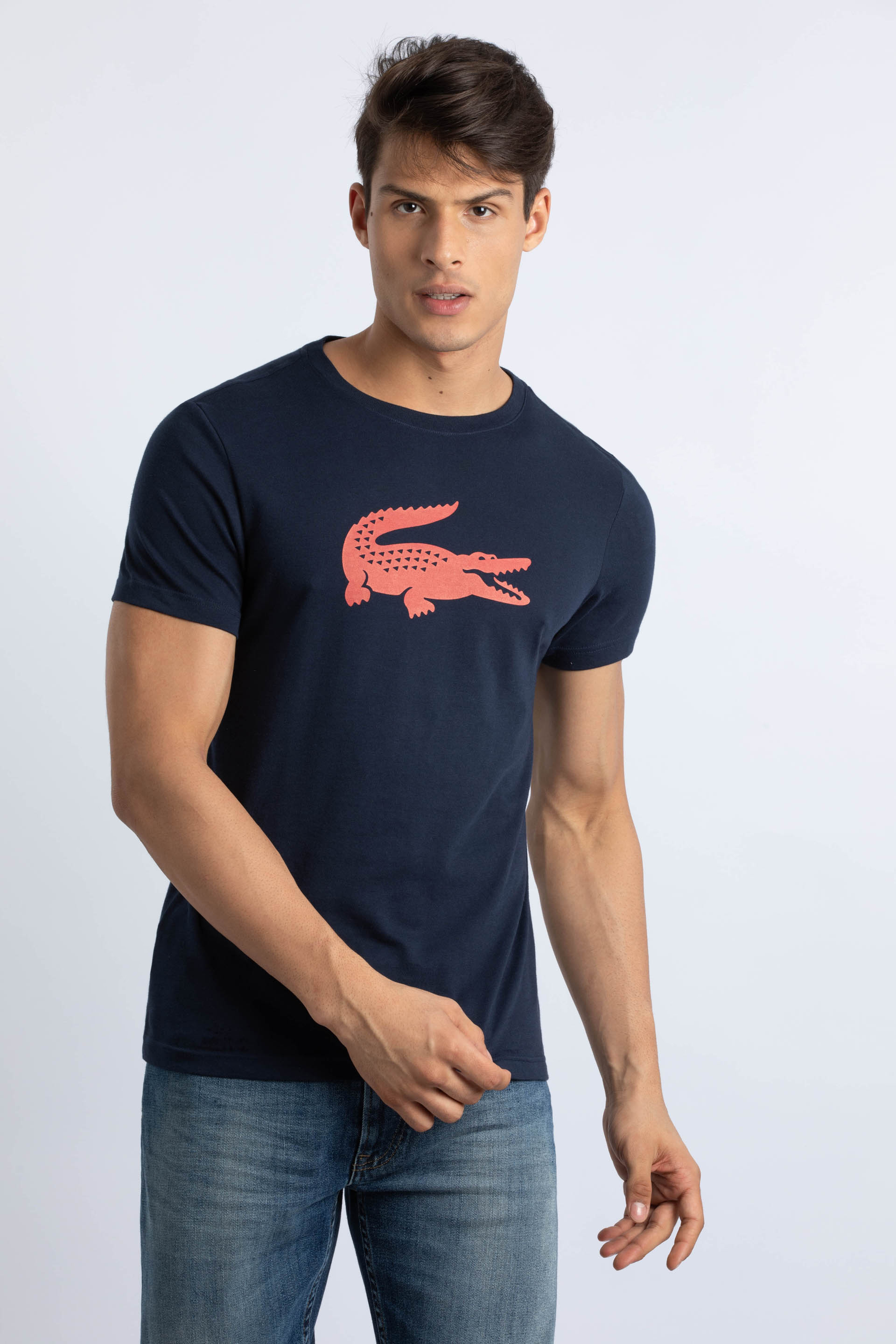

Lacoste Oversized Crocodile Technical Jersey Tennis T-shirt