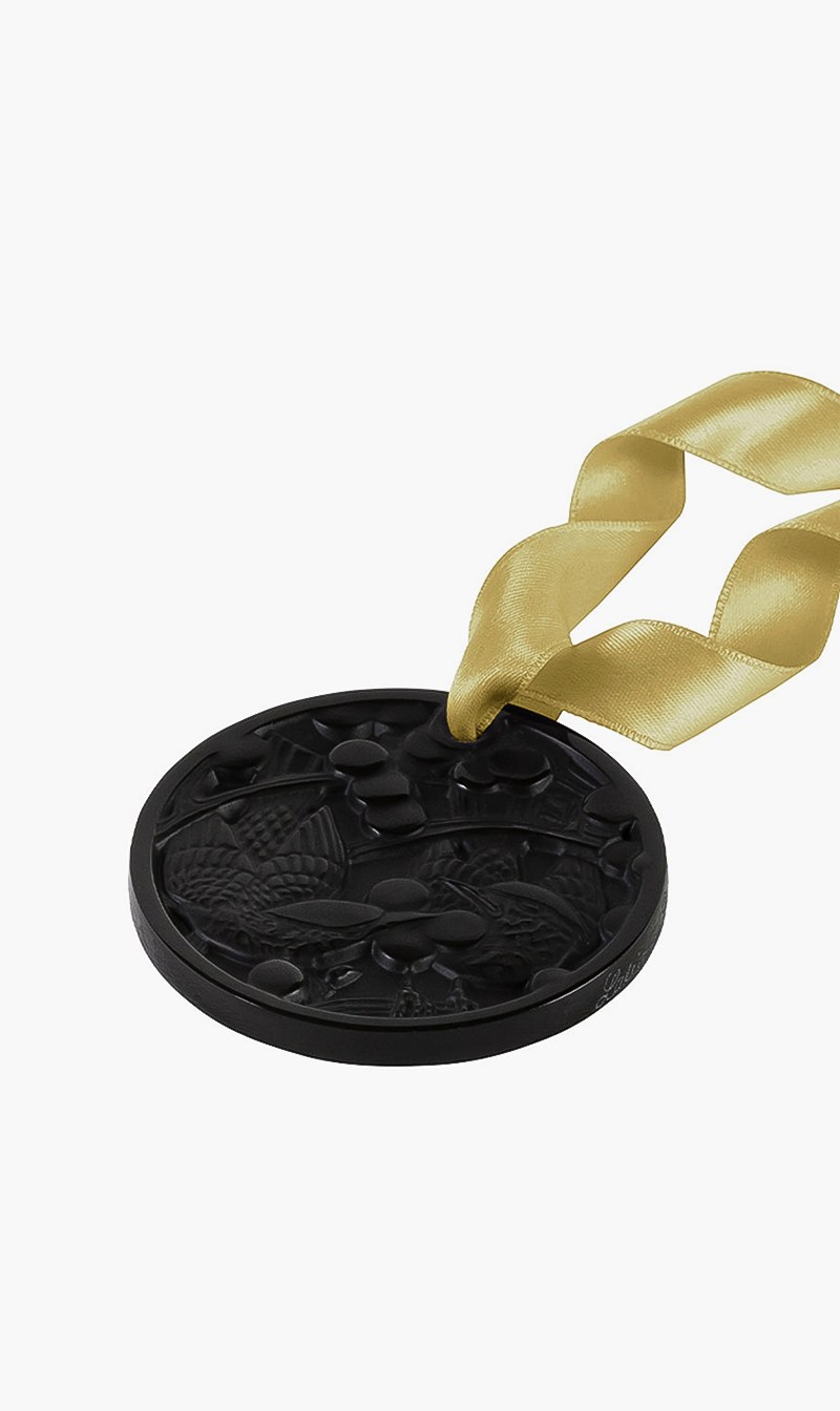 

Merles Et Raisins Christmas Ornament, Black