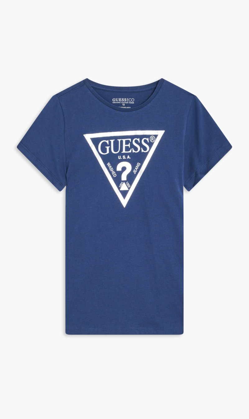 

Guess Blue Classic Core T-shirt for Girls | The Deal Outlet