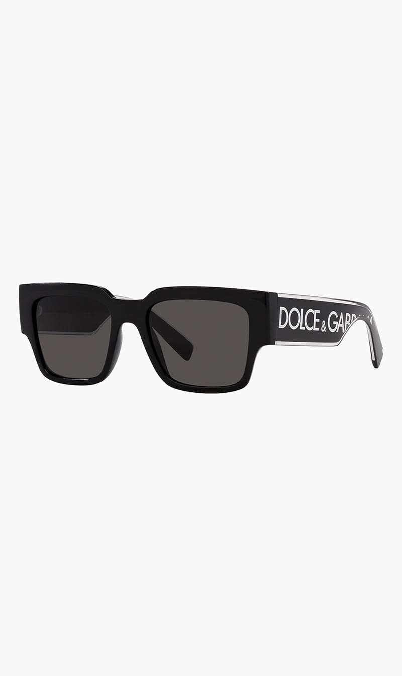 

Dolce & Gabbana Black Branded Logo Sunglasses for Men | The Deal Outlet