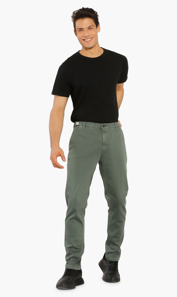 

Zeumar Hyperflex Chino Pants, Green