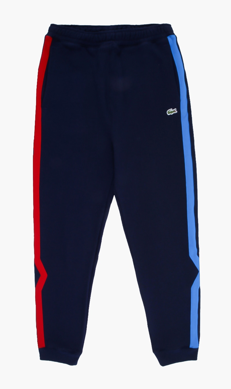 

Lacoste side color block pants | the deal outlet, Blue