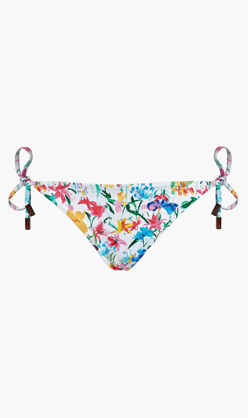 

Vilebrequin White Happy Flowers Bikini Bottom for Women | The Deal Outlet