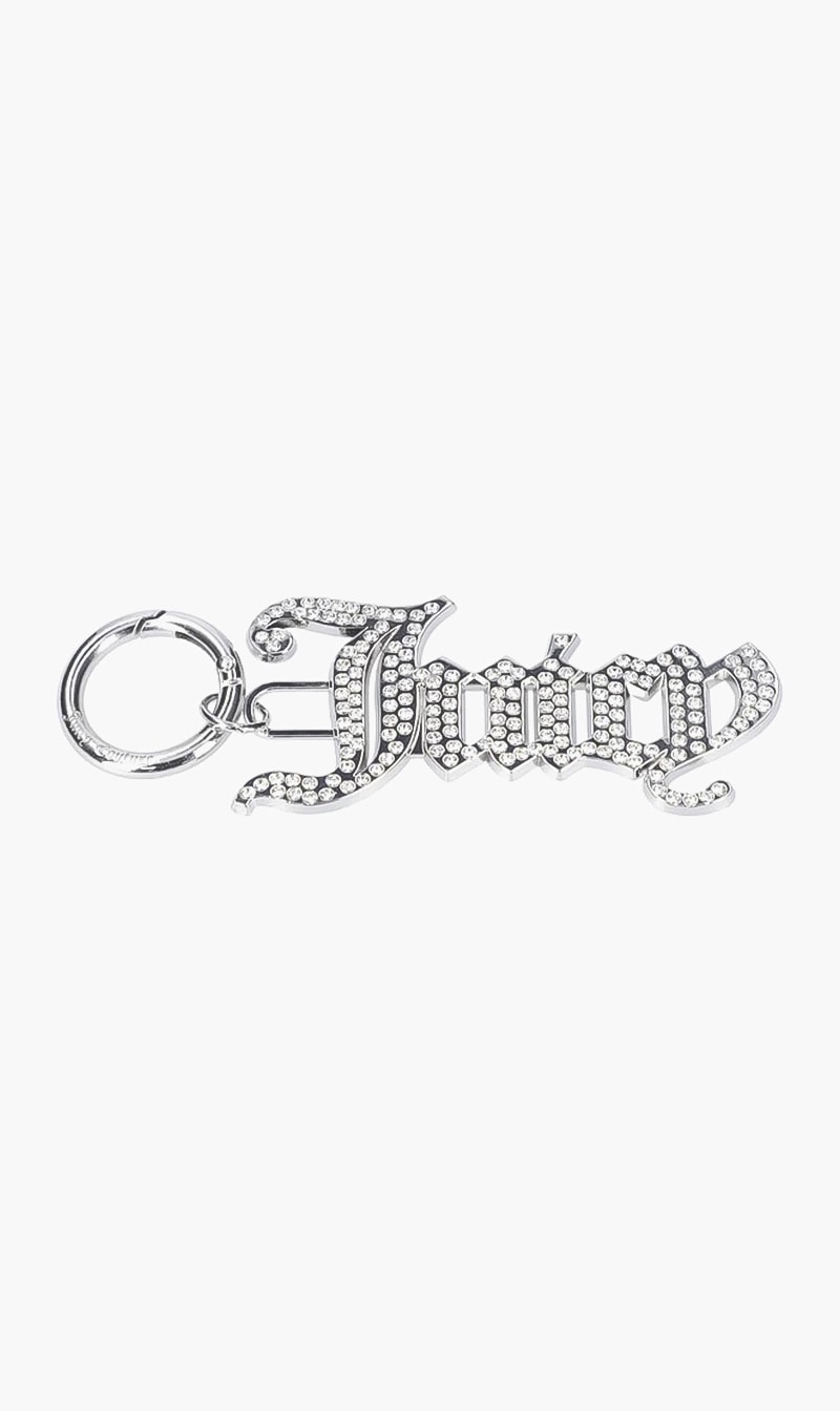 

Juicy Couture Silver Diamante Key Fob for Women | The Deal Outlet
