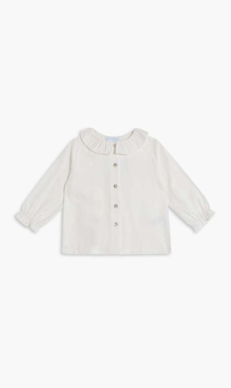 

Laranjinha White Blouse for Girls | The Deal Outlet